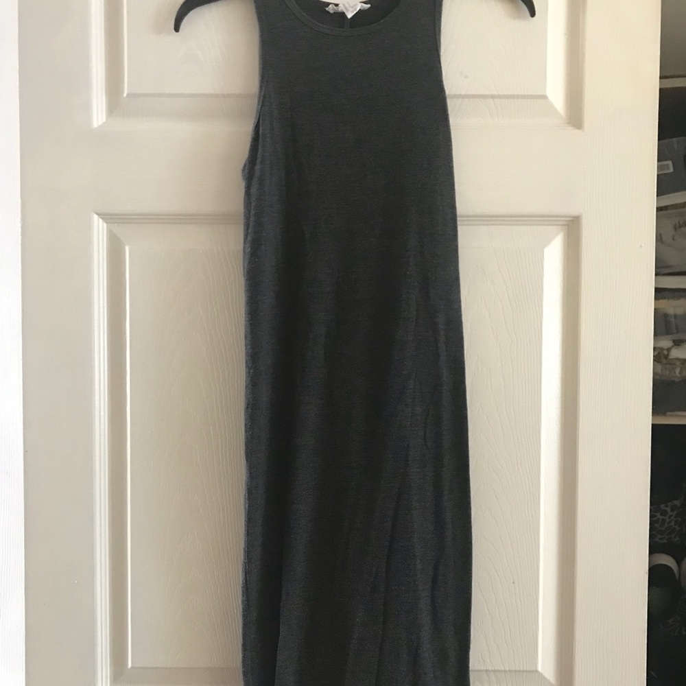Grey Midi Bodycon Dress